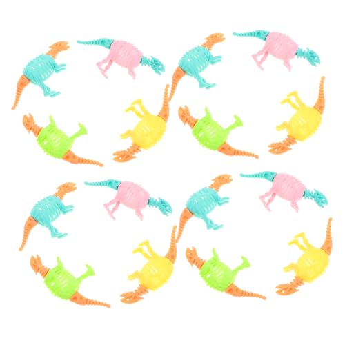 Garneck 50 Stück Dinosaurier-Skelett- Kinderspielzeug Dinosaurierspielzeug Aus Kunststoff Dinosaurier-Ornamente Für Dinosaurier-modellbausatz Dino -gebäudespielzeug Plastik von Garneck