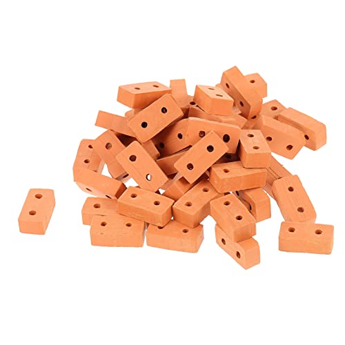 Garneck 50 Stück Gebäudemodellsteine gefälschter Ziegelstein Beton Miniatur Bausatz bastelset basteln für geldschrank gefärten Simulationsbaustein DIY-Layout-Ziegeldekore rot Garneck 50 Stück Gebäudemodellsteine gefälschter Ziegelstein Beton Miniatur Bausatz bastelset basteln für geldschrank gefärten Simulationsbaustein DIY-Layout-Ziegeldekore rot von Garneck