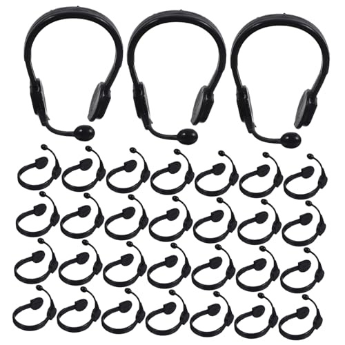 Garneck 50 Stück Puppenhaus Headset Zubehör Puppen Mini Headset Puppenhaus Kinderpuppe Basteln Headset Dekorationen Puppen Ankleide Headset Puppen Anzieh Kopfhörer Puppen DIY von Garneck