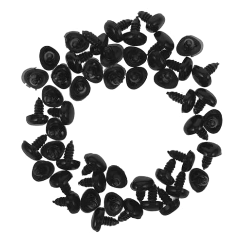 Garneck 50 Stück Puppennasen Zubehör Häkelnase Häkeln Stofftier Niedliche Plüschpuppe Sicherheitsnase Puppennase Material Tiere Häkeln Puppennase Tier Basteln Nase Unser Kaninchen von Garneck