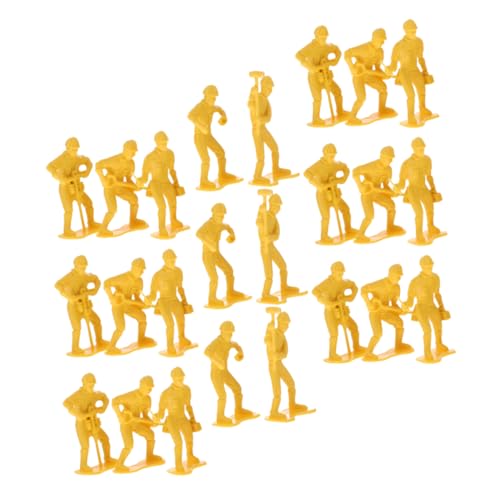 Garneck 54 Stück Technische Puppenwerkzeugmodell winzige Menschenfigur Mikrolandschaftsdekor Miniaturfiguren Mini-Leute Engineering-Mann-Modell Zahlen Modell Plastik Yellow Garneck 54 Stück Technische Puppenwerkzeugmodell winzige Menschenfigur Mikrolandschaftsdekor Miniaturfiguren Mini-Leute Engineering-Mann-Modell Zahlen Modell Plastik Yellow von Garneck