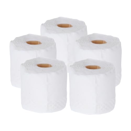 Garneck 5Stücke Puppenhaus Toilettenpapier Mikrogewebe Dekoration für Badezimmer Layouts Realistische Mini Papierrollen Requisite Puppenhaus Zubehör für Kreatives Garneck 5Stücke Puppenhaus Toilettenpapier Mikrogewebe Dekoration für Badezimmer Layouts Realistische Mini Papierrollen Requisite Puppenhaus Zubehör für Kreatives von Garneck