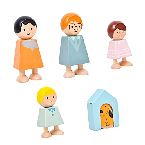 Garneck 5Stücke Teilige Holzbausteine für Interaktive Familienbeziehungserkennung Lernspielzeug aus Robustem Holz Fördert und Kreativität bei Kindern für Frühes Lernen Garneck 5Stücke Teilige Holzbausteine für Interaktive Familienbeziehungserkennung Lernspielzeug aus Robustem Holz Fördert und Kreativität bei Kindern für Frühes Lernen von Garneck