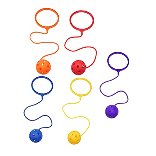 Garneck 5Stücke Teiliges Jumping Ball für Knöchelspielzeug für Drinnen und Draußen Robuste und Sichere Materialien Farben Bewegung und Spaß von Garneck