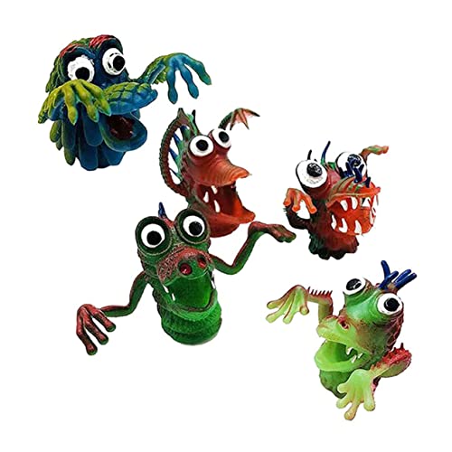 Garneck 5Stücke Teiliges Silikon Fingerpuppen Set für Kreatives Fingerspielzeug Kommunikation Hörfähigkeiten und Wortschatzentwicklung für Geschichten Garneck 5Stücke Teiliges Silikon Fingerpuppen Set für Kreatives Fingerspielzeug Kommunikation Hörfähigkeiten und Wortschatzentwicklung für Geschichten von Garneck
