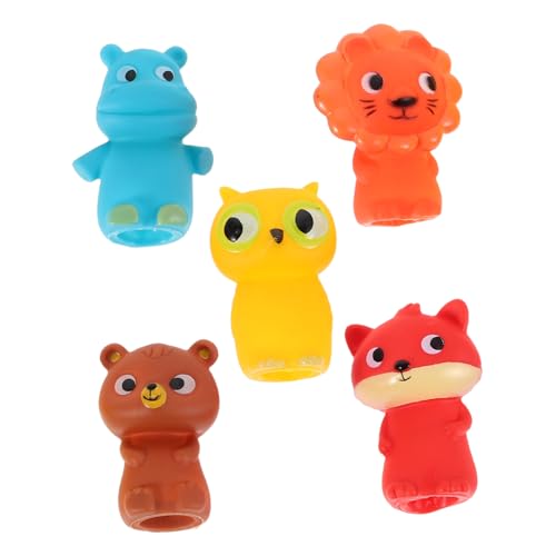 Garneck 5pcs Mini Animal Finger Puppen Für Kleinkinder Realistische Simulation Tierfingerspielzeug Tierpuppen Für Kinder Für Das Spielenspiel des Geschichtenerzählens Für Halloween Und von Garneck