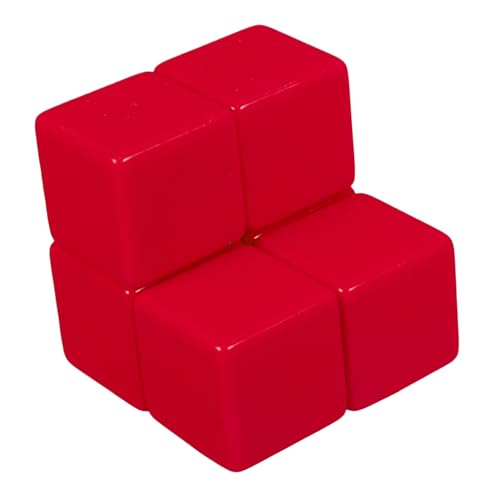 Garneck 6 Pcs Große Leere Beschreibbare Plastikwürfel Für Spiele Bildungsinstrumente Und Kreative DIY -projekte Ideal Für Kinder Und Erwachsene von Garneck