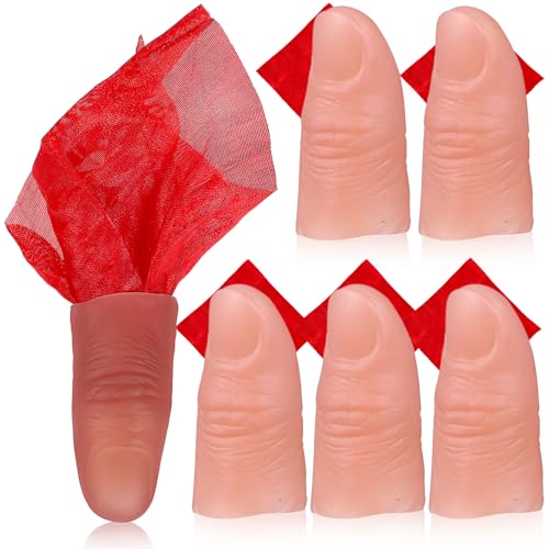 Garneck 6 Sätze Fingerspitzenmagie (6 Stück) Schals Falsche Fingernägel Reize Handgelenk Modell Tricks Polieren Nagelaufbau-Gel Halloween-streichfinger Lichthandschuhe Aufkleber Plastik von Garneck