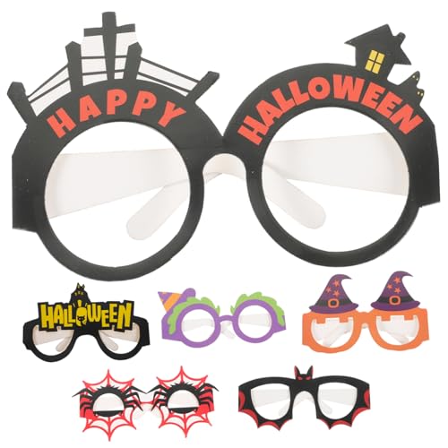 Garneck 6 Stck Halloween Brillen mit Fledermausdesign Lustige Cosplay Brille für Fotorequisit für Halloween Partys und Feiern Garneck 6 Stck Halloween Brillen mit Fledermausdesign Lustige Cosplay Brille für Fotorequisit für Halloween Partys und Feiern von Garneck