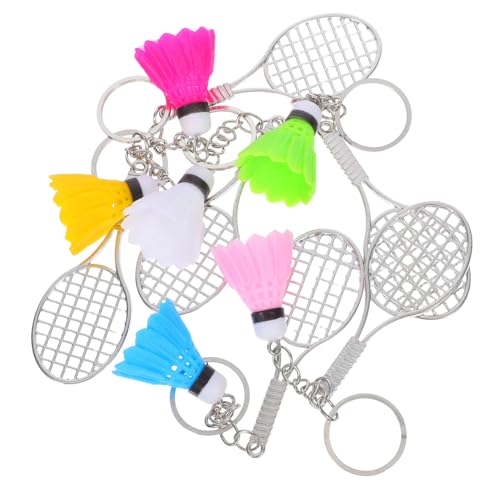 Garneck 6stücke Schlüsselanhänger Badminton Sport-schlüsselanhänger Aus Robuster Legierung Mini-badmintonball-anhänger Kreative Zum Aufhängen An Taschen Und Rucksäcken Garneck 6stücke Schlüsselanhänger Badminton Sport-schlüsselanhänger Aus Robuster Legierung Mini-badmintonball-anhänger Kreative Zum Aufhängen An Taschen Und Rucksäcken von Garneck