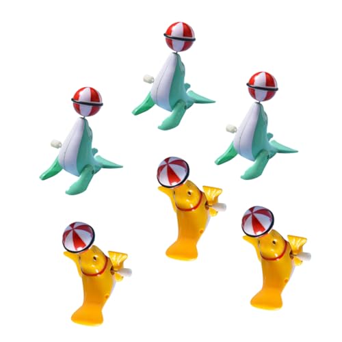 Garneck 6 Stück Aufzieh interaktives hühner Farbenfrohes Fun Toy Seelöwenmodell Aufziehspielzeug für Lernspielzeug für Plastik Garneck 6 Stück Aufzieh interaktives hühner Farbenfrohes Fun Toy Seelöwenmodell Aufziehspielzeug für Lernspielzeug für Plastik von Garneck