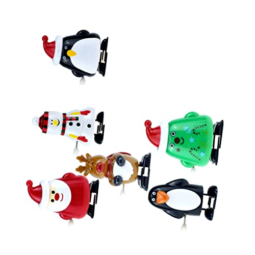 Garneck 6 Stück Aufziehspielzeug Weihnachten – Niedliche Weihnachtsmann - Schneemann - Rentier Und Pinguin Figuren Als Deko Und Für – Spaßige Aufziehfiguren Für Die Garneck 6 Stück Aufziehspielzeug Weihnachten – Niedliche Weihnachtsmann - Schneemann - Rentier Und Pinguin Figuren Als Deko Und Für – Spaßige Aufziehfiguren Für Die von Garneck