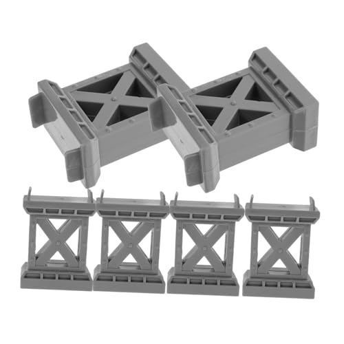 Garneck 6 Stücke Holz Eisenbahn Track Brücke Für En Zug Set Brücke Unterstützung Steigleitungen Für Jungen Und Mädchen Garneck 6 Stücke Holz Eisenbahn Track Brücke Für En Zug Set Brücke Unterstützung Steigleitungen Für Jungen Und Mädchen von Garneck