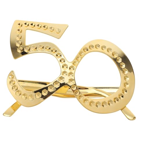 Garneck 6 Stück Brille Zum 50 Geburtstag Strass Geburtstagsparty Requisiten Lustige Geburtstagsbrille Brille Zum 50 Geburtstag Feierbrille Geburtstagssonnenbrille Alles Zum von Garneck