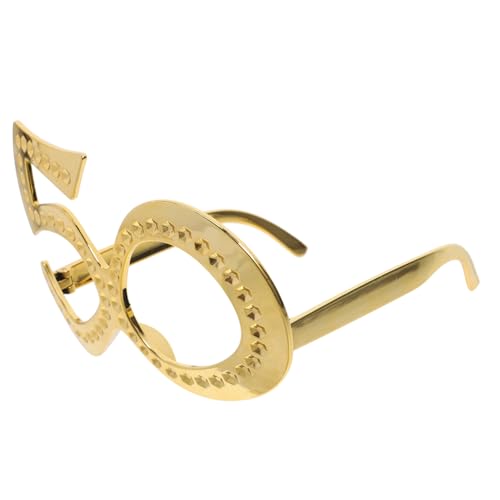 Garneck 6 Stück Brille Zum 50 Geburtstag Strass Geburtstagsparty Requisiten Lustige Geburtstagsbrille Geburtstags 50 Geburtstagsfeier Brille Brille Zum 50 Geburtstag von Garneck