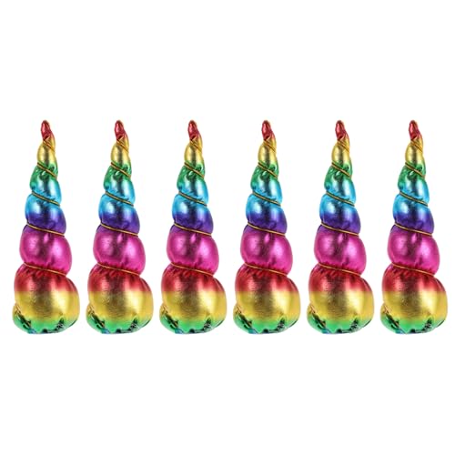 Garneck 6 Stück Einhorn-stirnbänder, Diy-haarhorn-dekorationen, Kinderkostüm, Haarschmuck, Kopfschmuck Für Mädchen, Geburtstag, Urlaub, Karneval, Märchen-mottoparty Garneck 6 Stück Einhorn-stirnbänder, Diy-haarhorn-dekorationen, Kinderkostüm, Haarschmuck, Kopfschmuck Für Mädchen, Geburtstag, Urlaub, Karneval, Märchen-mottoparty von Garneck