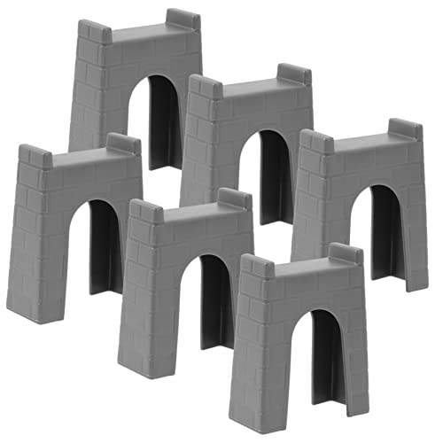 Garneck 6 Stück Eisenbahn-Pier- Zug Messgerät Erhöher Spielzeugeisenbahn Gleiszubehör Bausatz Gleisbrückenstützen Spuren Kinderspielzeug Fachwerk Hängebrückenpfeiler Deck Plastik Garneck 6 Stück Eisenbahn-Pier- Zug Messgerät Erhöher Spielzeugeisenbahn Gleiszubehör Bausatz Gleisbrückenstützen Spuren Kinderspielzeug Fachwerk Hängebrückenpfeiler Deck Plastik von Garneck
