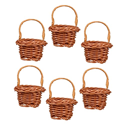 Garneck 6 Stück Gewobener Korb Künstliche Hängende Körbe Gefälschte Pflanzen Blumen- Dekorativ Geflochtener Handkorb Figuren Miniatur Korb Aus Baumwollseil Klein Plüsch Plastik Garneck 6 Stück Gewobener Korb Künstliche Hängende Körbe Gefälschte Pflanzen Blumen- Dekorativ Geflochtener Handkorb Figuren Miniatur Korb Aus Baumwollseil Klein Plüsch Plastik von Garneck