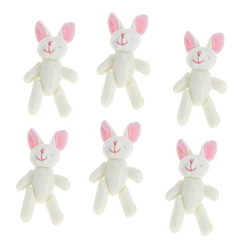 Garneck 6 Stück Häschen-anhänger Kaninchenspielzeug Hasenspielzeug Hasenpuppe Ausgestopfter Hasenkaninchen Kaninchen Stopfen Ausgestopftes Kaninchen Kuscheltier Hase Weiß Plüsch Garneck 6 Stück Häschen-anhänger Kaninchenspielzeug Hasenspielzeug Hasenpuppe Ausgestopfter Hasenkaninchen Kaninchen Stopfen Ausgestopftes Kaninchen Kuscheltier Hase Weiß Plüsch von Garneck