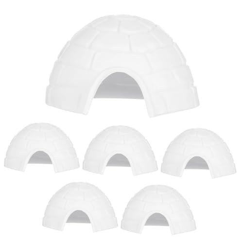 Garneck 6 Stück Iglu-modellspielzeug Iglu-Figuren Für Miniatur-iglu-Figur Polartierfiguren Spielkamerad Polare Tierfiguren Kinderspielzeug Iglu-bausatz Würfel Bausätze Plastik Weiß Garneck 6 Stück Iglu-modellspielzeug Iglu-Figuren Für Miniatur-iglu-Figur Polartierfiguren Spielkamerad Polare Tierfiguren Kinderspielzeug Iglu-bausatz Würfel Bausätze Plastik Weiß von Garneck