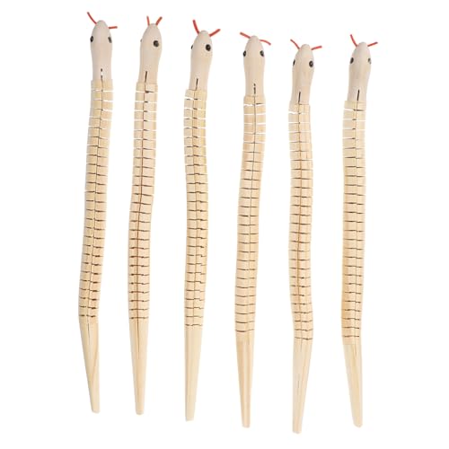 Garneck 6 Stück Künstliche Holzschlange Schlangenspielzeug Regenwaldschlangen Outdoor- Für Klapperschlange Zappeln Süßes Oder Saures Streich Fernbedienung Hölzern Garneck 6 Stück Künstliche Holzschlange Schlangenspielzeug Regenwaldschlangen Outdoor- Für Klapperschlange Zappeln Süßes Oder Saures Streich Fernbedienung Hölzern von Garneck