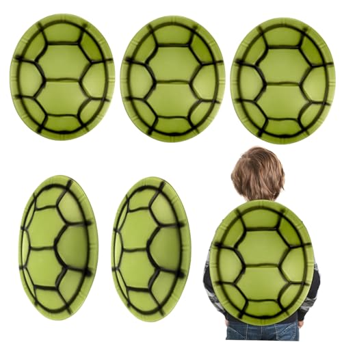 Garneck 6 Stück Masken Schildkrötenpanzer-Rucksack für Cosplay Kostüm tierkostüme faschingskostüme Kinderkommode Party-Schildkrötenpanzer Neuheit Schildkrötenpanzer Eva Green von Garneck