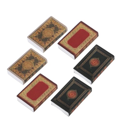 Garneck 6 Stück Mini-Buchmodell kleine Bücher Mini-Bücher kleines Bücherregal mit Minibüchern Miniatur-Blankobücher Buch-Kuchen-Deckel Mini Möbel Miniatur-Puppenhauszubehör Metall Garneck 6 Stück Mini-Buchmodell kleine Bücher Mini-Bücher kleines Bücherregal mit Minibüchern Miniatur-Blankobücher Buch-Kuchen-Deckel Mini Möbel Miniatur-Puppenhauszubehör Metall von Garneck