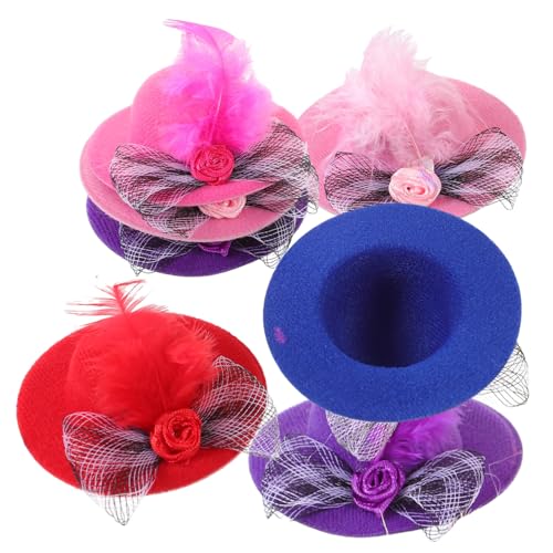 Garneck 6 Stück Mini Hüte für Bastelarbeiten DIY Hüte für Puppen und Teeparty Kleine Kopfbedeckungen für Kreative Projekte und Dekoration Garneck 6 Stück Mini Hüte für Bastelarbeiten DIY Hüte für Puppen und Teeparty Kleine Kopfbedeckungen für Kreative Projekte und Dekoration von Garneck