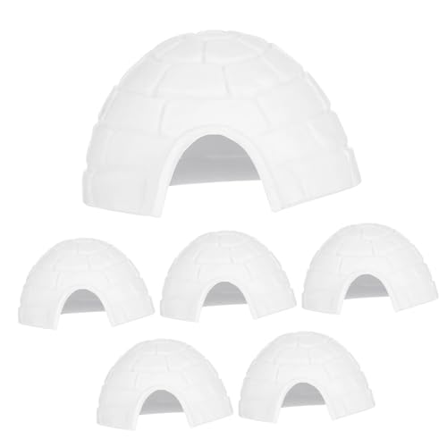 Garneck 6 Stück Mini-Iglu Figuren Set - Lebensechte Iglu Deko Für Feengarten Puppenhaus Und Mikro Landschaft Perfekte Iglu Dekoration Für Kreative Spielwelten Garneck 6 Stück Mini-Iglu Figuren Set - Lebensechte Iglu Deko Für Feengarten Puppenhaus Und Mikro Landschaft Perfekte Iglu Dekoration Für Kreative Spielwelten von Garneck