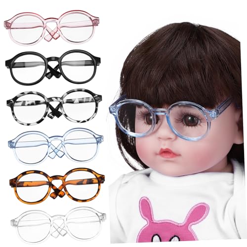 Garneck 6 Stück Puppenbrille aus Baumwolle kleine Puppenbrille Miniatur Schauspiel Puppen Accessoires trinkbrille Gläser zum Basteln Mini-Puppen-Sonnenbrillen-Requisiten Plastik Garneck 6 Stück Puppenbrille aus Baumwolle kleine Puppenbrille Miniatur Schauspiel Puppen Accessoires trinkbrille Gläser zum Basteln Mini-Puppen-Sonnenbrillen-Requisiten Plastik von Garneck
