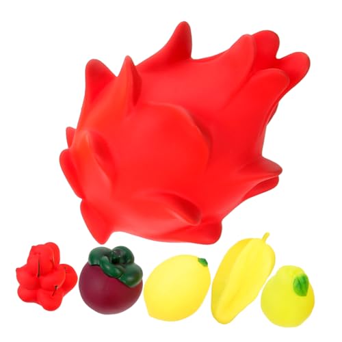 Garneck 6 Stück Simulation Frucht Stressspielzeug zappeln Drücken Sie für Zappelspielzeug sensorisches Druckreliefspielzeug kniffliges Vinyl Garneck 6 Stück Simulation Frucht Stressspielzeug zappeln Drücken Sie für Zappelspielzeug sensorisches Druckreliefspielzeug kniffliges Vinyl von Garneck