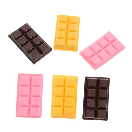 Garneck 6 Stück Simuliertes Schokoladenmodell Dekoration Cabochon Tischplatte Handwerk Anzeige vorgeben Lebensmittel-Display-Modell Nachtisch Küche Essen Rollenspiel PVC Garneck 6 Stück Simuliertes Schokoladenmodell Dekoration Cabochon Tischplatte Handwerk Anzeige vorgeben Lebensmittel-Display-Modell Nachtisch Küche Essen Rollenspiel PVC von Garneck