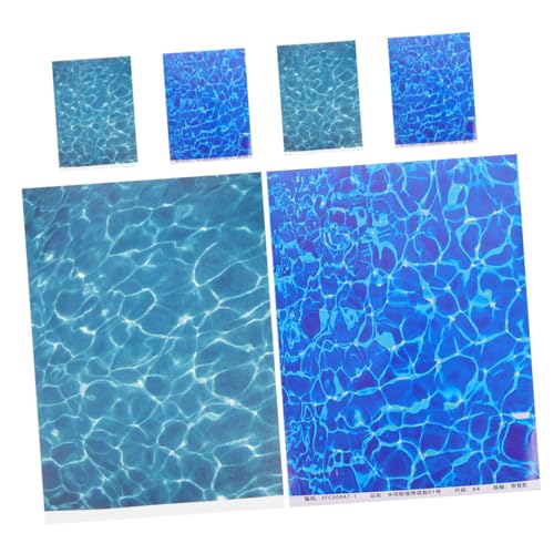 Garneck 6 Stück Simuliertes Wassertexturpapier Künstliches Wasser Landschaftsdekor Flussszene Bach Miniatur Fluss Sandtisch Künstliches Wasser Sandtisch Künstliches Wasser Garneck 6 Stück Simuliertes Wassertexturpapier Künstliches Wasser Landschaftsdekor Flussszene Bach Miniatur Fluss Sandtisch Künstliches Wasser Sandtisch Künstliches Wasser von Garneck