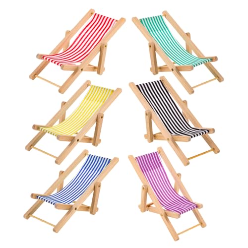 Garneck 6 Stück Strandkorb-Modell Mini-stranddekor Reise Strandkorb Paddeln Figuren Puppe Sandkasten Strandstuhl Märchenmöbel Strandminiaturen Zum Basteln Strandliege Schwimmbad Holz Garneck 6 Stück Strandkorb-Modell Mini-stranddekor Reise Strandkorb Paddeln Figuren Puppe Sandkasten Strandstuhl Märchenmöbel Strandminiaturen Zum Basteln Strandliege Schwimmbad Holz von Garneck