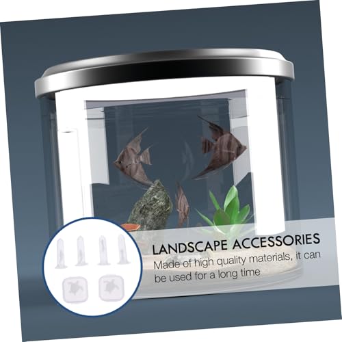 Garneck 6 Stück Teiliges Miniatur Wald Mikrolandschafts mit Schildkröte und Taucher Kunstvolle Epoxidharz Ornamente für DIY Garten und Aquarium Gestaltung von Garneck