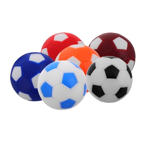 Garneck 6 Stück Tischfußballbälle Ersatzbälle für Tischfußballspiele Langlebig und Kinderfreundlich Zubehör für Freizeiträume und Tischfußball Garneck 6 Stück Tischfußballbälle Ersatzbälle für Tischfußballspiele Langlebig und Kinderfreundlich Zubehör für Freizeiträume und Tischfußball von Garneck