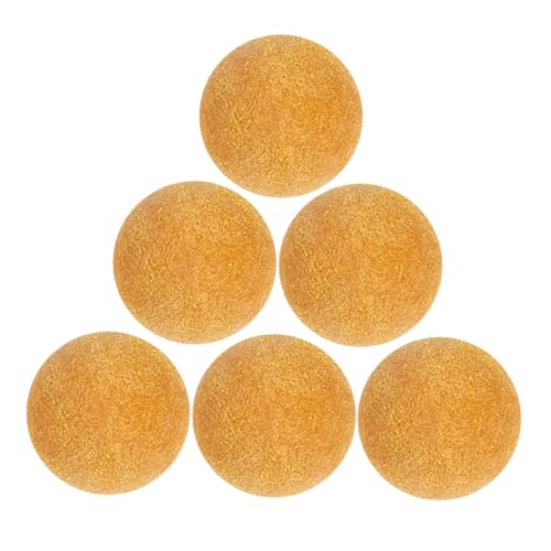 Garneck 6 Stück Tischfußballmatte Kleiner Fußball Tischfussball Mini-Tischfußballbälle Mini -Foosball Foosball -Ersatz Fußballtisch Fußball-Tischdekorationen Mini Tischkicker Abs Gelb Garneck 6 Stück Tischfußballmatte Kleiner Fußball Tischfussball Mini-Tischfußballbälle Mini -Foosball Foosball -Ersatz Fußballtisch Fußball-Tischdekorationen Mini Tischkicker Abs Gelb von Garneck