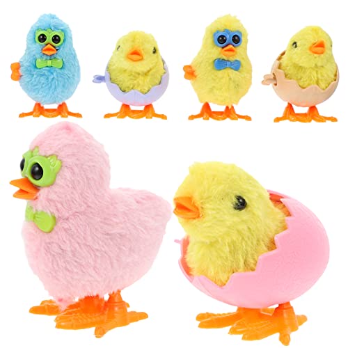 Garneck 6 Stück Uhrwerk-Laufspielzeug für kinderspielzeug ostegeschenke Children Toys Hühner-Zen-Garten Hühnerfutter Küken Hühnerspielzeug zum Aufziehen Plastik Garneck 6 Stück Uhrwerk-Laufspielzeug für kinderspielzeug ostegeschenke Children Toys Hühner-Zen-Garten Hühnerfutter Küken Hühnerspielzeug zum Aufziehen Plastik von Garneck