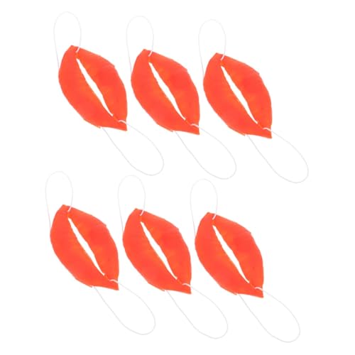 Garneck 6 Stücke Lustige Requisiten Gesichts Cosplay Wurst Mund Große Wurst Mund Dekorative Mund Prop Wurst Mund Decor Kunststoff Rot Garneck 6 Stücke Lustige Requisiten Gesichts Cosplay Wurst Mund Große Wurst Mund Dekorative Mund Prop Wurst Mund Decor Kunststoff Rot von Garneck