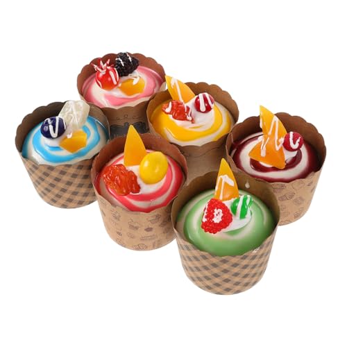 Garneck 6 Stücke Simulation Lebensmittel Modell Künstliche Kuchen Prop Simulation Brot Lebensmittel Display Gefälschte Cupcake Modell Magnet Garneck 6 Stücke Simulation Lebensmittel Modell Künstliche Kuchen Prop Simulation Brot Lebensmittel Display Gefälschte Cupcake Modell Magnet von Garneck