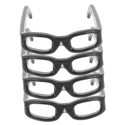 Garneck 60 Stück Mini-Brillenspielzeug Puppenbrillen zum Basteln kleine Schwarze Minibrille schnapsgläser Puppe winzige Brillen Miniatur-Puppenhaus-Brille Plastik Black Garneck 60 Stück Mini-Brillenspielzeug Puppenbrillen zum Basteln kleine Schwarze Minibrille schnapsgläser Puppe winzige Brillen Miniatur-Puppenhaus-Brille Plastik Black von Garneck