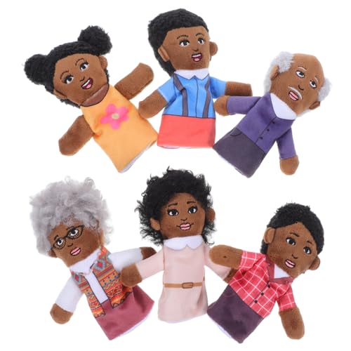 Garneck 6St Familie Fingerpuppen Puppen für Marionette Familienhandpuppe puppenspielzeug kinderpuppen Fingerpuppen Rollenspielspielzeug Puppenhausfamilie Spielpuppen Plüsch Garneck 6St Familie Fingerpuppen Puppen für Marionette Familienhandpuppe puppenspielzeug kinderpuppen Fingerpuppen Rollenspielspielzeug Puppenhausfamilie Spielpuppen Plüsch von Garneck