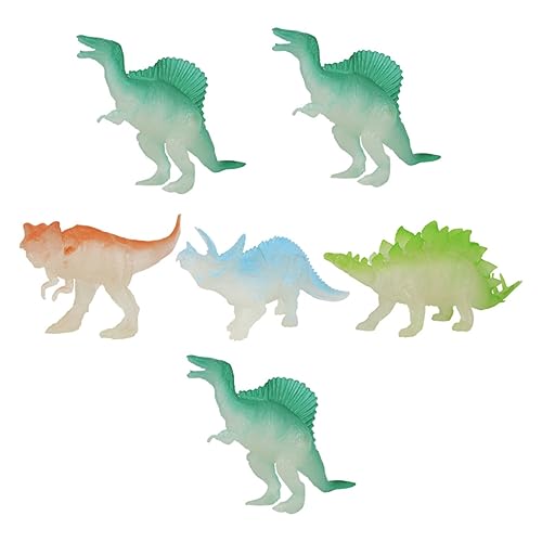 Garneck 6Stücke Leuchtende Dinosaurier Spielzeugmodelle Simulation Dinosaurier für Partys und Spielspaß Verschleißfest und Garneck 6Stücke Leuchtende Dinosaurier Spielzeugmodelle Simulation Dinosaurier für Partys und Spielspaß Verschleißfest und von Garneck