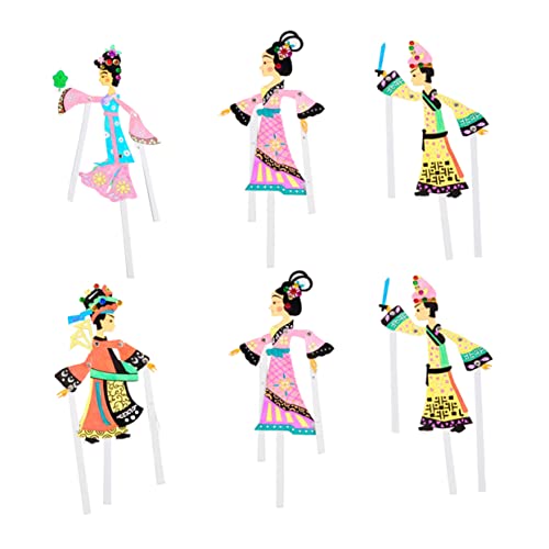 Garneck 6Stücke Teiliges DIY Schattenpuppenspiel aus Hochwertigem Traditionelles Chinesisches Handwerk für Fördert Kreativität und Praktische Fähigkeiten Bildungsangebot Garneck 6Stücke Teiliges DIY Schattenpuppenspiel aus Hochwertigem Traditionelles Chinesisches Handwerk für Fördert Kreativität und Praktische Fähigkeiten Bildungsangebot von Garneck