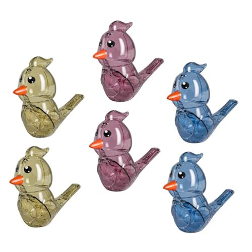 Garneck 6Stücke Vogelwasserpfeifen Für Tragbares Musikspielzeug Für Partys Und Outdoor Aktivitäten Farbenfrohe Kunststoffpfeifen Und Geschenkidee von Garneck