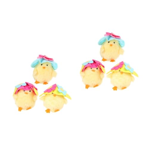 Garneck 6stücke Teiliges Plüsch Huhn Für Ostern Süße Stofftiere Zur Festtagsdekoration Für Oder Spielzeug Für Fröhliche Atmosphäre Garneck 6stücke Teiliges Plüsch Huhn Für Ostern Süße Stofftiere Zur Festtagsdekoration Für Oder Spielzeug Für Fröhliche Atmosphäre von Garneck