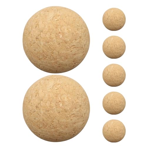 Garneck 7 Stück Teiliges Tischfußball Zubehör Korkbälle Ersatz Bälle Mini Sportsbälle für Tischkicker Spiele Leichte Langlebige Tischfußball Bälle für Erwachsene Party und Vereinsspiel von Garneck