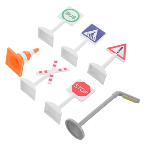 Garneck 7 Stück Verkehrszeichen- Mini-Stoppschild Spielzeugzug Zeichen kleines Zugspielzeug Bahngleis Zubehör für den Zugtisch Straßensperre Straßenminiaturen Plastik Garneck 7 Stück Verkehrszeichen- Mini-Stoppschild Spielzeugzug Zeichen kleines Zugspielzeug Bahngleis Zubehör für den Zugtisch Straßensperre Straßenminiaturen Plastik von Garneck