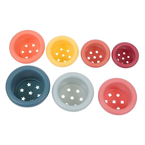 Garneck 7Stücke Badestapelspielzeug Teiliges Farbenfrohes Greifspielzeug für Badewanne Fördert Kognitive Fähigkeiten und Soziale Interaktion für Kleinkinder Garneck 7Stücke Badestapelspielzeug Teiliges Farbenfrohes Greifspielzeug für Badewanne Fördert Kognitive Fähigkeiten und Soziale Interaktion für Kleinkinder von Garneck