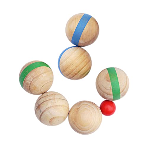 Garneck 7Stücke Teiliges Holzspielzeug mit Rollenden Bällen für Interaktive Freizeitbällchen für Outdoor Sport und Gartenaktivitäten und Sicher für Spaß Garneck 7Stücke Teiliges Holzspielzeug mit Rollenden Bällen für Interaktive Freizeitbällchen für Outdoor Sport und Gartenaktivitäten und Sicher für Spaß von Garneck